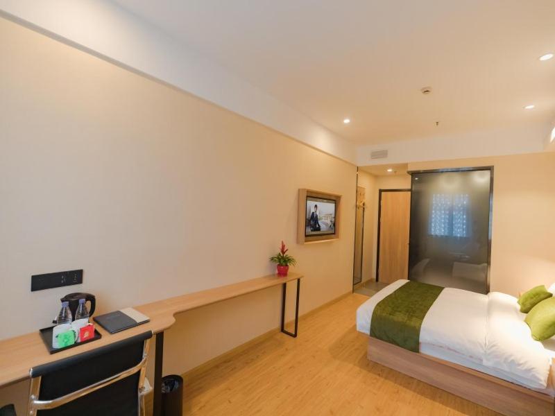 Greentree Inn Shanghai Huangxing Park Subway Station Express Hotel Eksteriør bilde